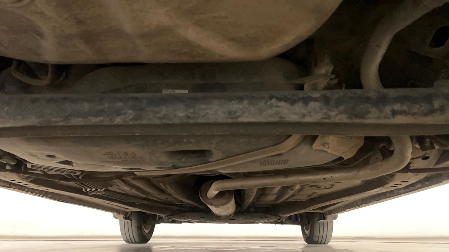 Used 2023 Maruti Suzuki Wagon R VXI 1.0 CNG Cng Manual extra REAR UNDERBODY VIEW (TAKEN FROM REAR)