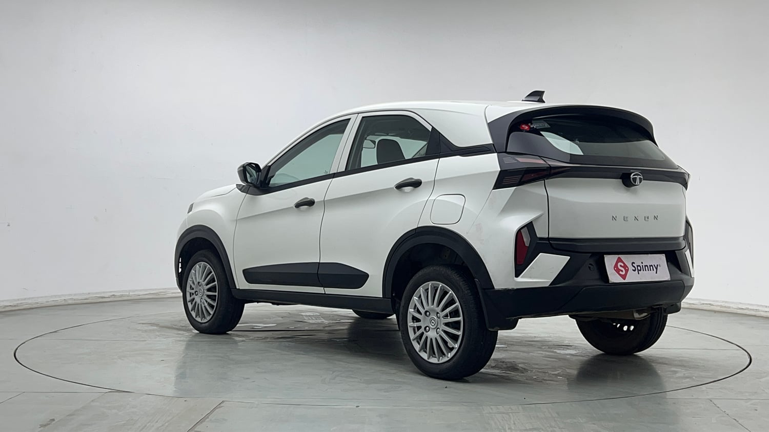 Used 2024 Tata Nexon Smart Plus 1.2 Petrol 6AMT Petrol Automatic exterior LEFT REAR CORNER VIEW