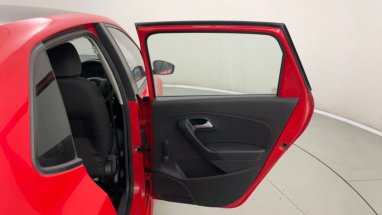 Used 2019 Volkswagen Polo Trendline 1.0L (P) Petrol Manual interior RIGHT REAR DOOR OPEN VIEW