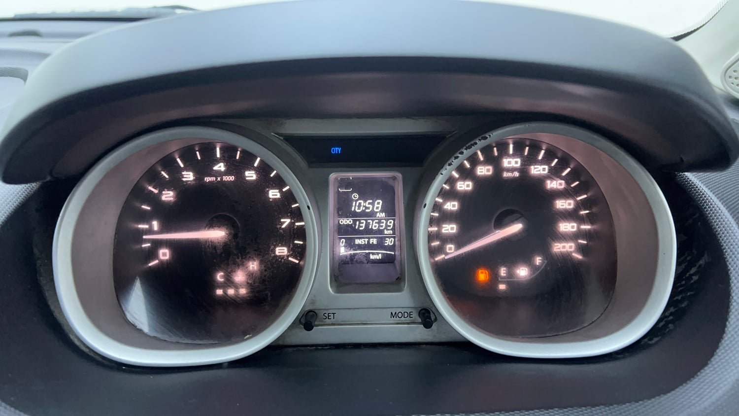 Used 2017 Tata Tiago Revotron XZ Petrol Manual interior CLUSTERMETER VIEW