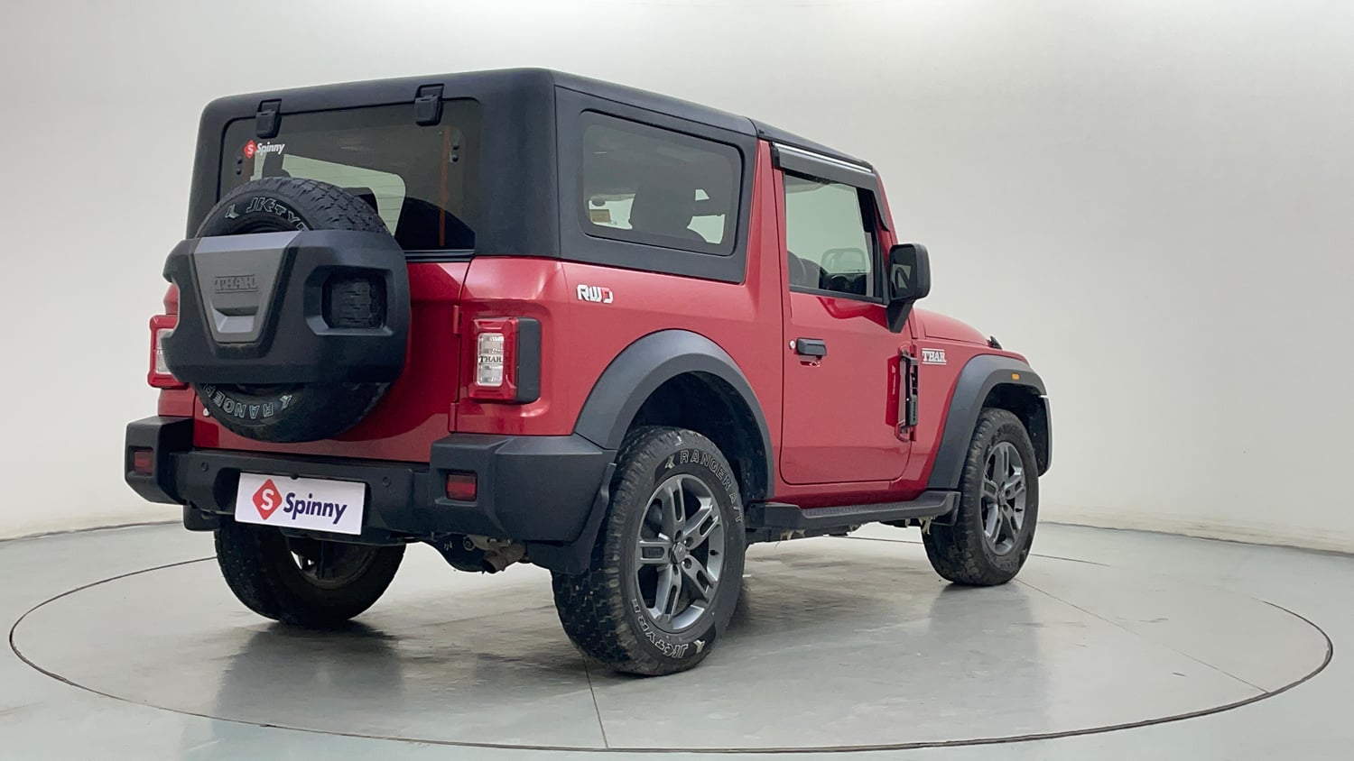 Used 2025 Mahindra Thar LX Hard Top Diesel MT RWD Diesel Manual exterior RIGHT REAR CORNER VIEW