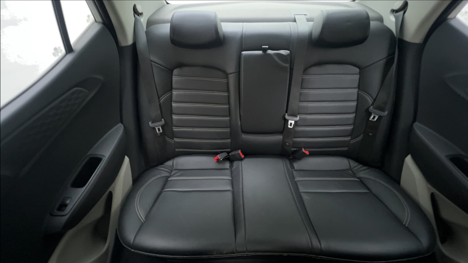 Used 2023 Hyundai Aura S 1.2 CNG Cng Manual interior REAR SEAT CONDITION VIEW