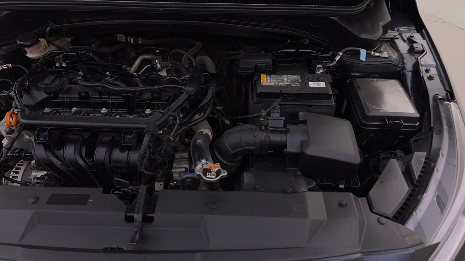 Used 2024 Hyundai New i20 Asta (O) 1.2 MT Petrol Manual engine ENGINE LEFT SIDE VIEW
