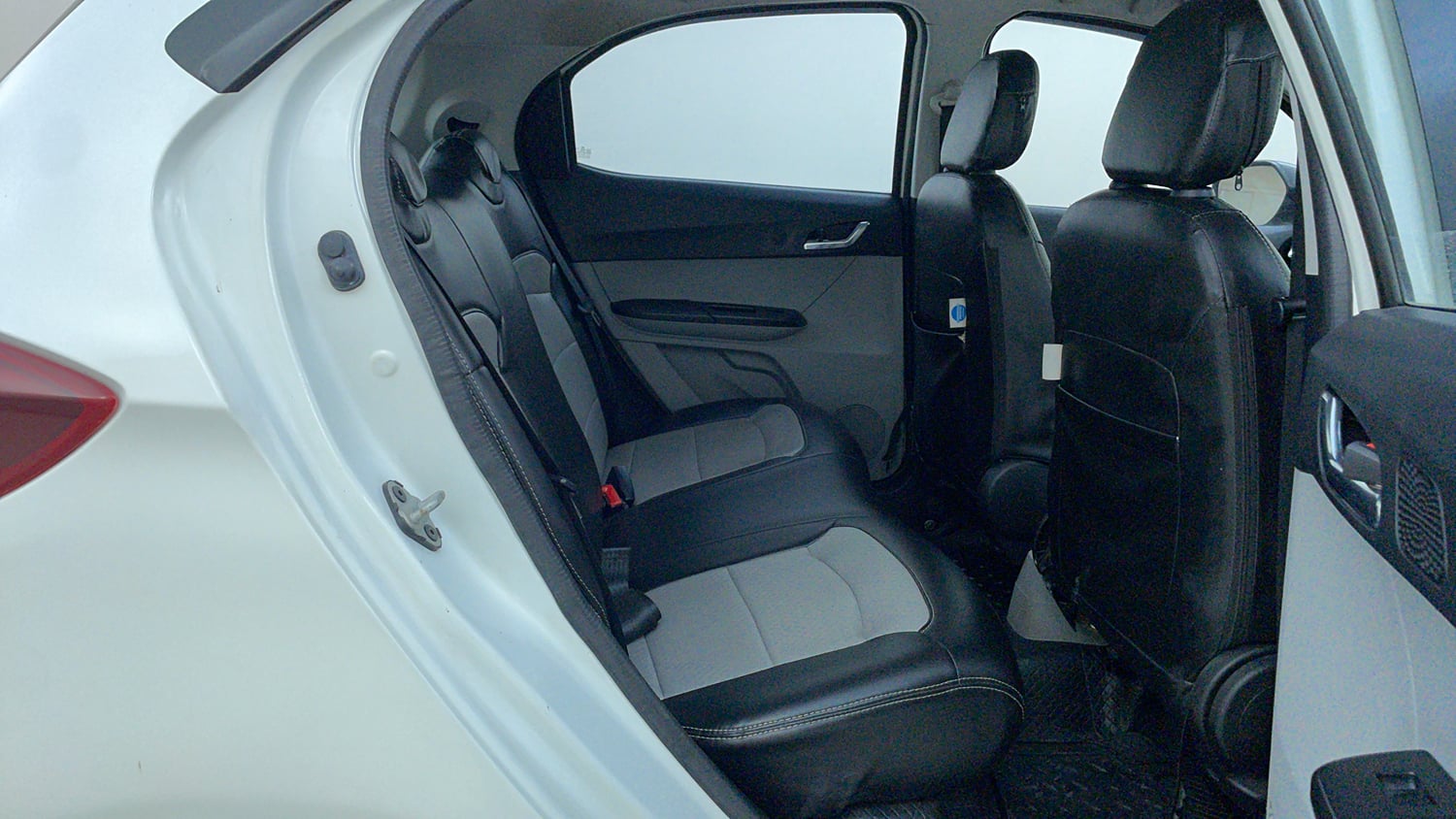 Used 2021 Tata Tiago XZ Plus Dual Tone Petrol Manual interior RIGHT SIDE REAR DOOR CABIN VIEW