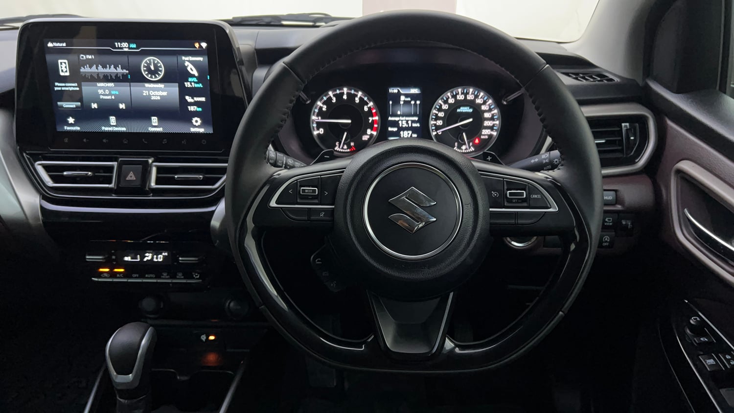 Used 2024 Maruti Suzuki Fronx Alpha 1.0L Turbo 6 AT Petrol Automatic interior STEERING VIEW
