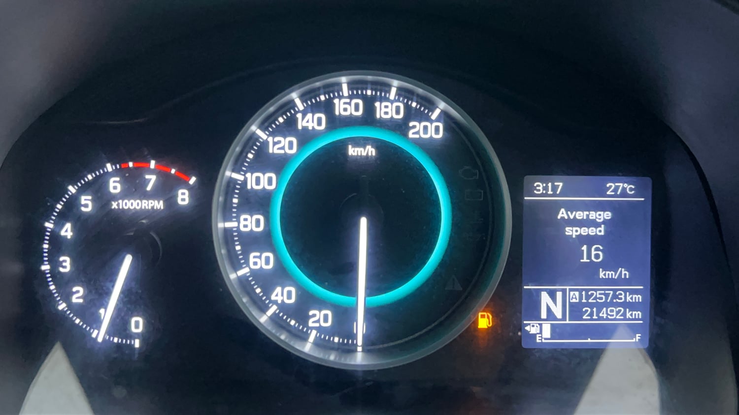Used 2022 Maruti Suzuki Ignis Zeta 1.2 AMT Petrol Automatic interior CLUSTERMETER VIEW