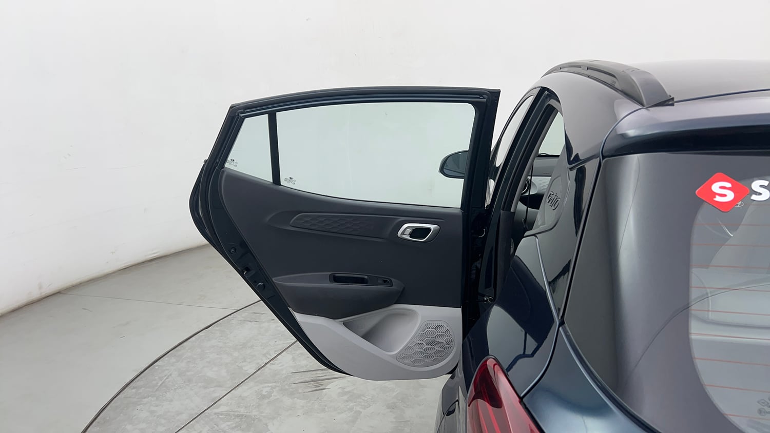 Used 2024 Hyundai Grand i10 Nios Sportz 1.2 Kappa AMT Petrol Automatic interior LEFT REAR DOOR OPEN VIEW
