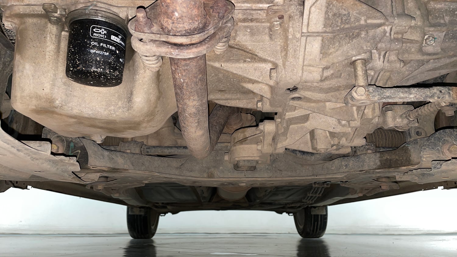 Used 2019 Maruti Suzuki Baleno Zeta 1.2 Petrol Manual extra FRONT LEFT UNDERBODY VIEW