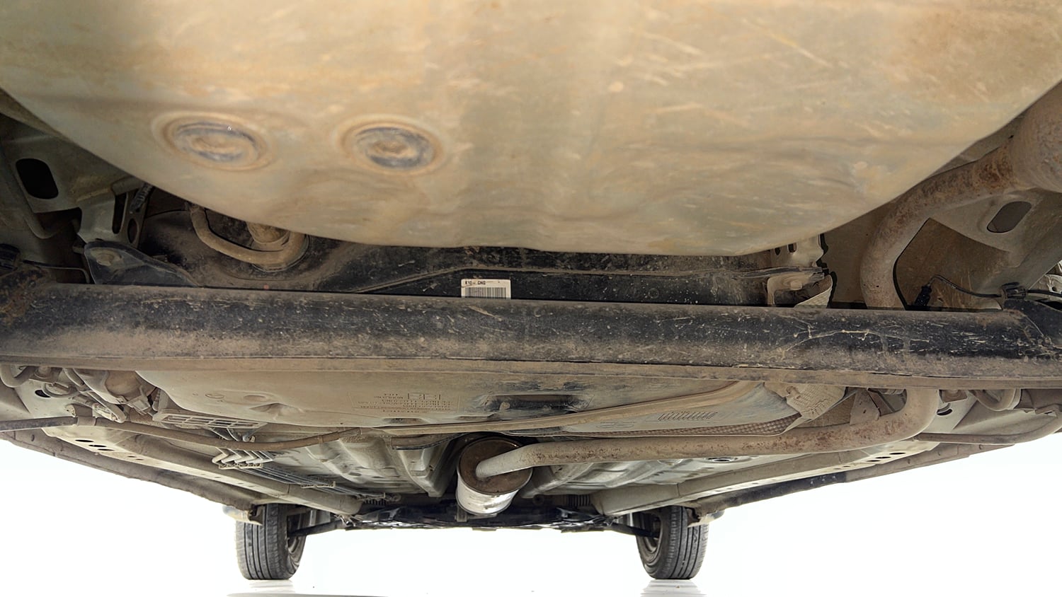 Used 2024 Maruti Suzuki Wagon R LXI 1.0 CNG Cng Manual extra REAR UNDERBODY VIEW (TAKEN FROM REAR)
