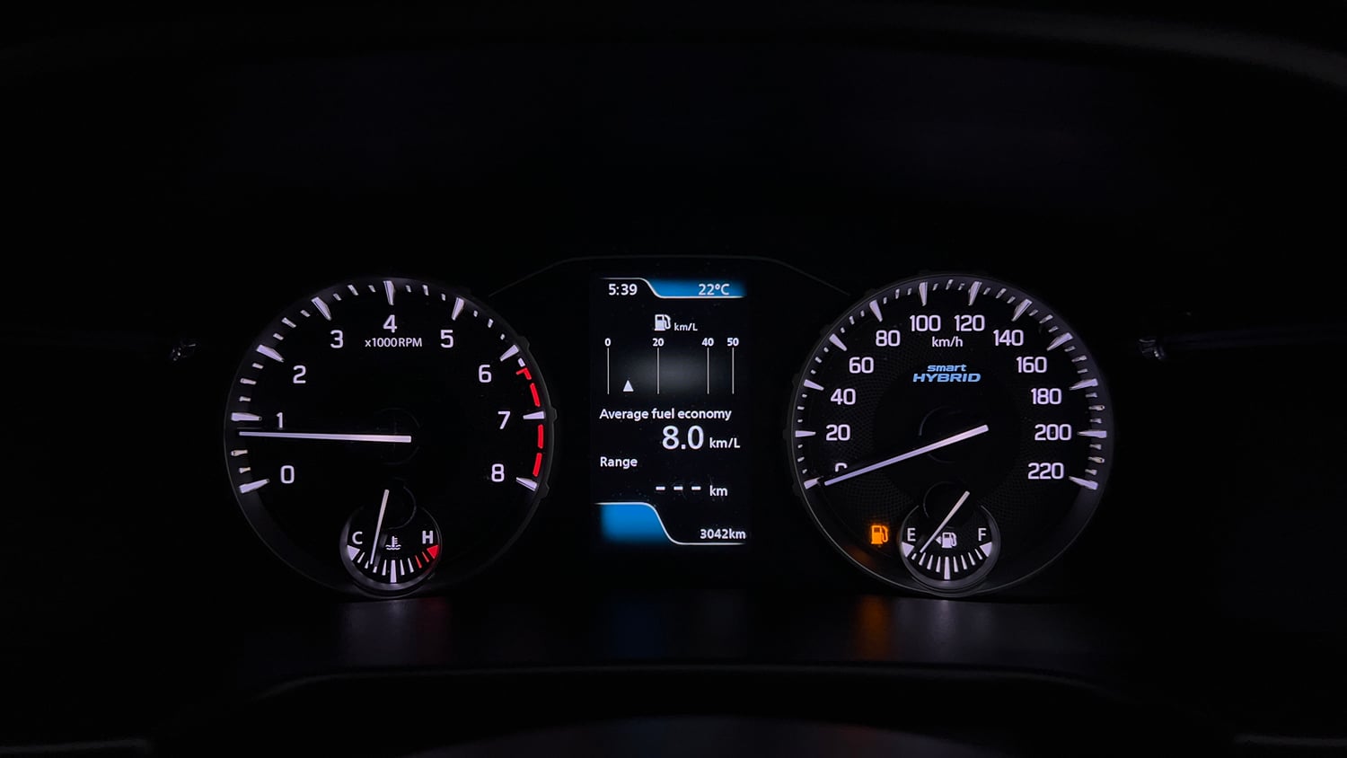 Used 2023 Maruti Suzuki Brezza Zxi Dual Tone Petrol Manual interior CLUSTERMETER VIEW