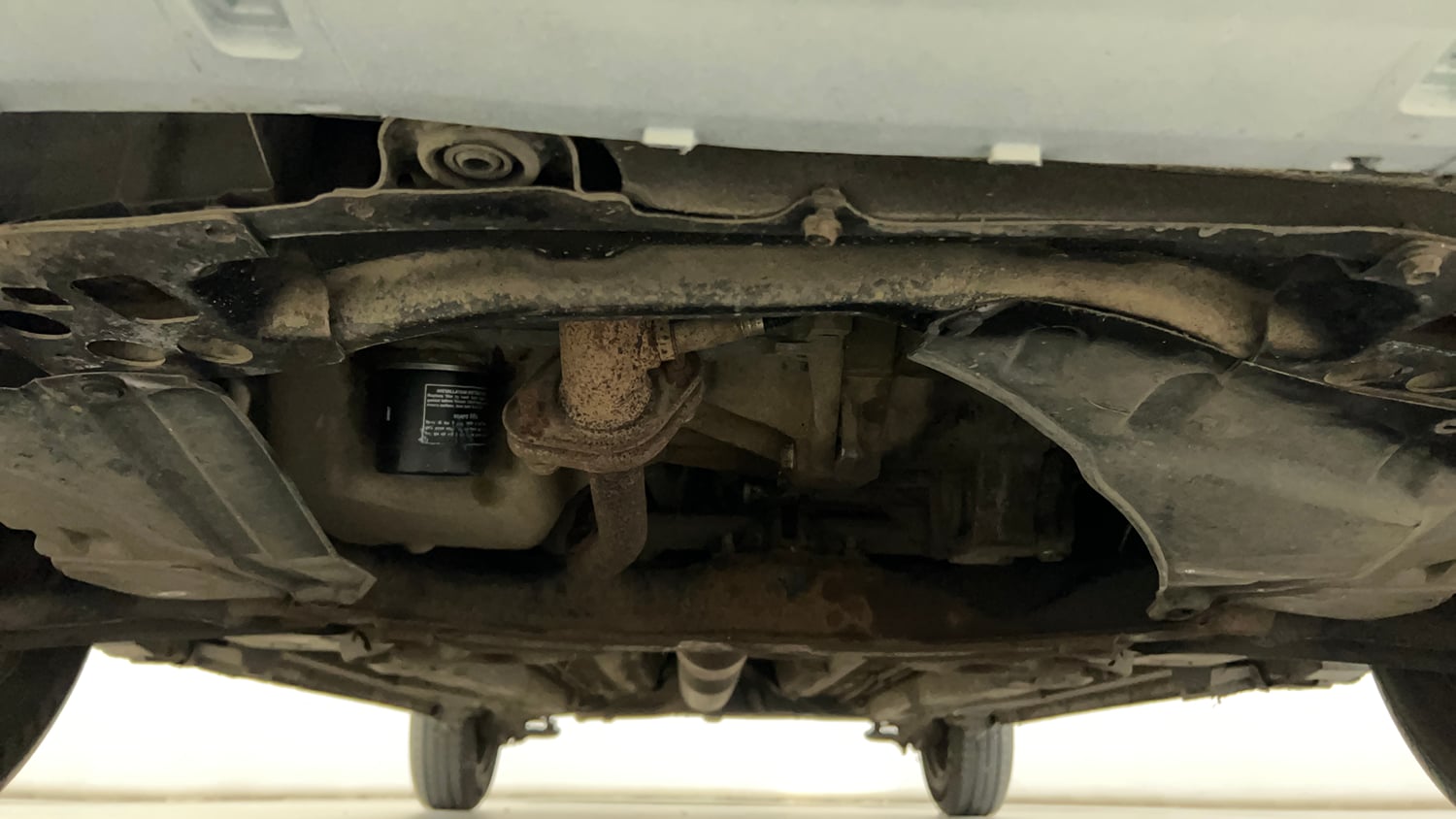 Used 2016 Maruti Suzuki Swift Dzire VXI Petrol Manual extra FRONT LEFT UNDERBODY VIEW