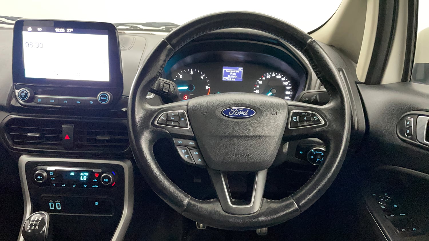 Used 2018 Ford EcoSport Titanium + 1.5L TDCi Diesel Manual interior STEERING VIEW