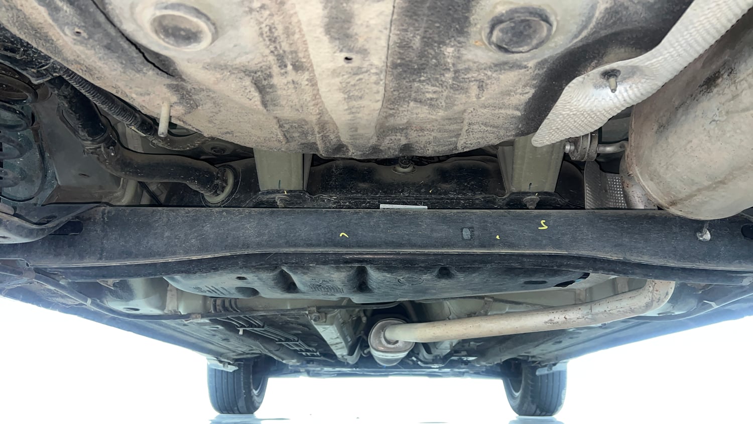 Used 2023 Kia Sonet GTX Plus 1.0 Turbo Petrol DCT Petrol Automatic extra REAR UNDERBODY VIEW (TAKEN FROM REAR)