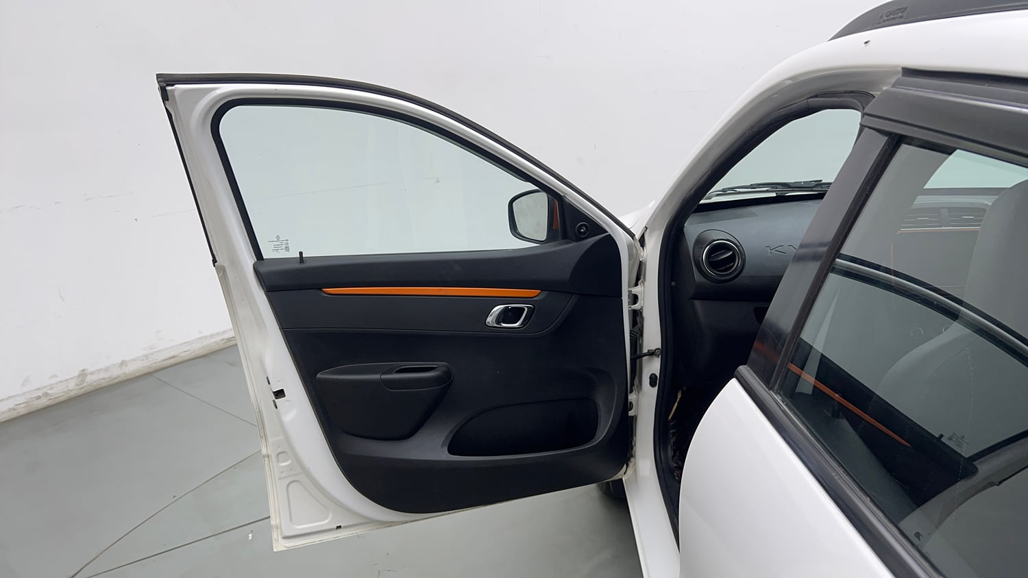 Used 2021 Renault Kwid CLIMBER 1.0 AMT Opt Petrol Automatic interior LEFT FRONT DOOR OPEN VIEW