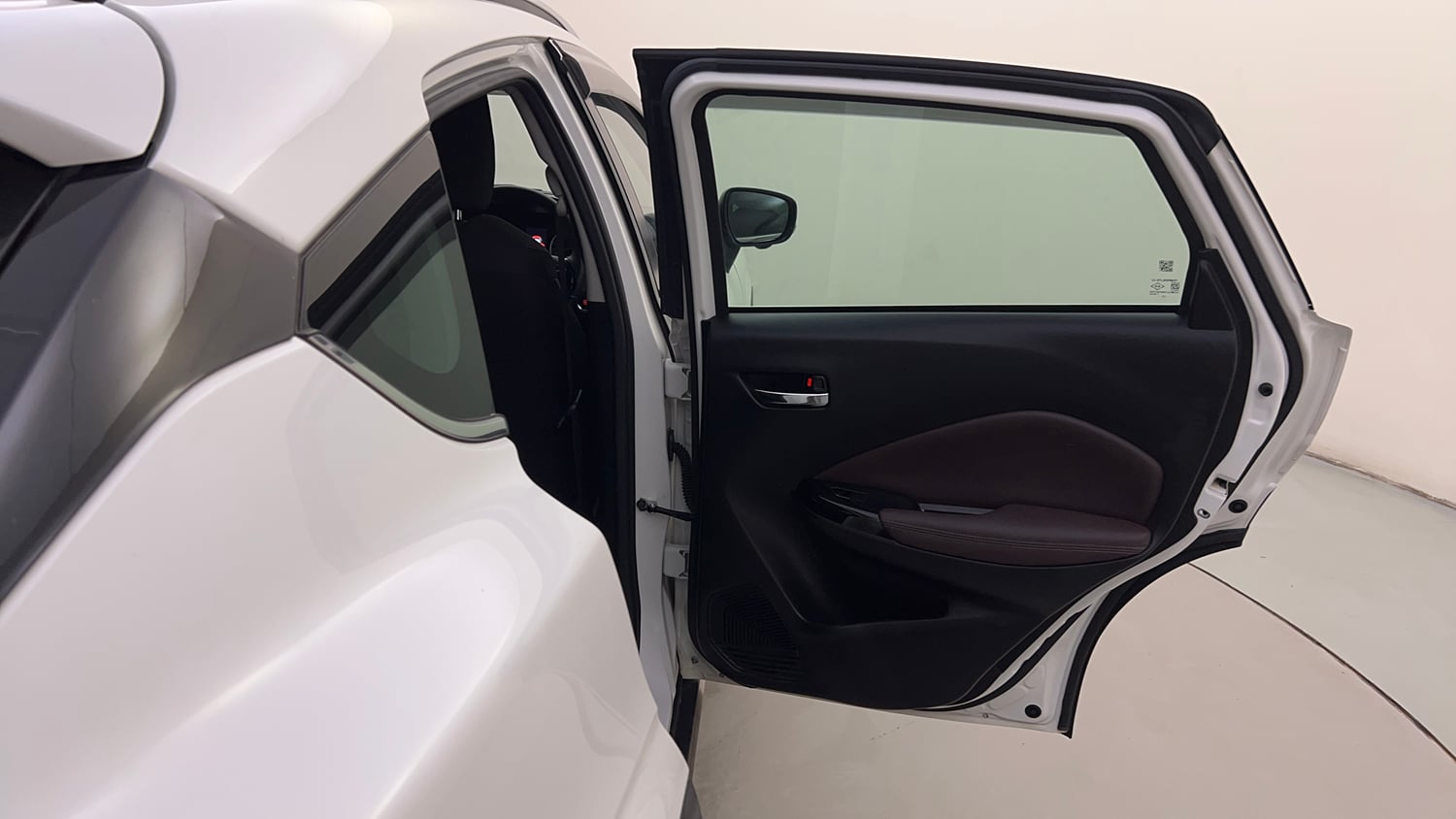 Used 2024 Maruti Suzuki Fronx Alpha 1.0L Turbo 6 AT Petrol Automatic interior RIGHT REAR DOOR OPEN VIEW
