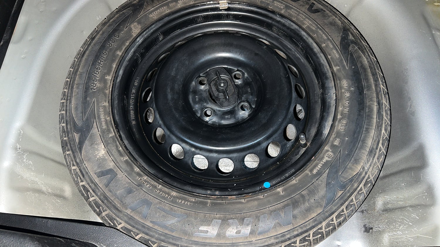 Used 2019 Maruti Suzuki Baleno Delta Petrol Manual tyres SPARE TYRE VIEW