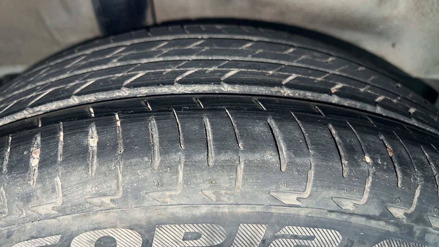 Used 2024 Honda City ZX Petrol CVT Petrol Automatic tyres RIGHT REAR TYRE TREAD VIEW
