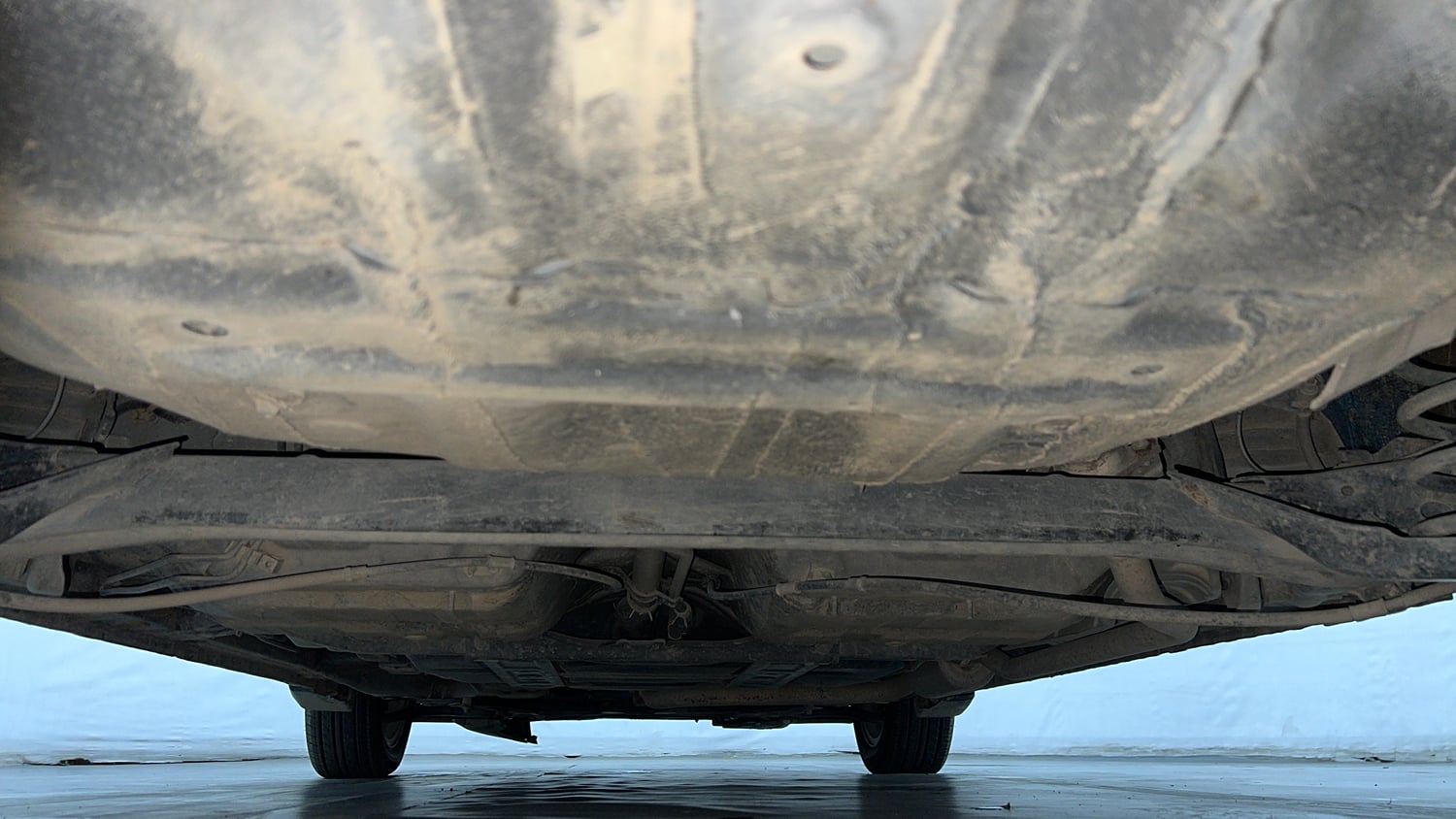 Used 2016 Honda Jazz V AT Petrol Petrol Automatic extra REAR UNDERBODY VIEW (TAKEN FROM REAR)