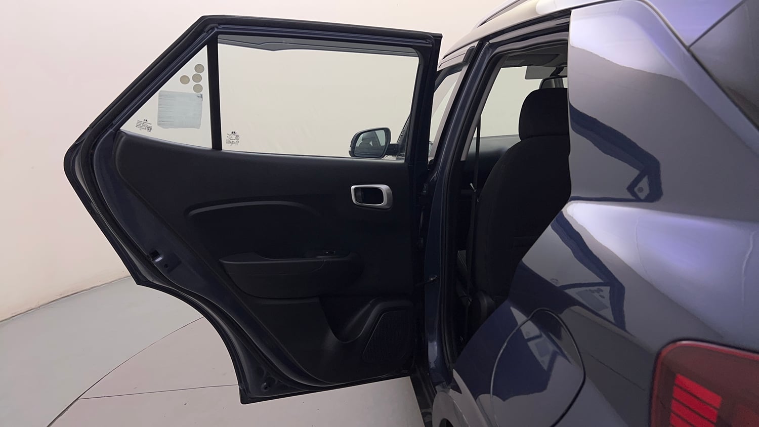 Used 2020 Hyundai Venue SX Plus 1.0 Turbo DCT Petrol Automatic interior LEFT REAR DOOR OPEN VIEW