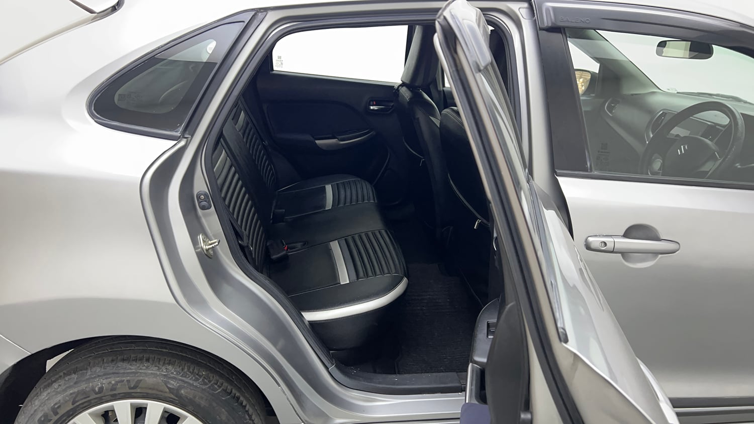 Used 2019 Maruti Suzuki Baleno Delta Petrol Manual interior RIGHT SIDE REAR DOOR CABIN VIEW
