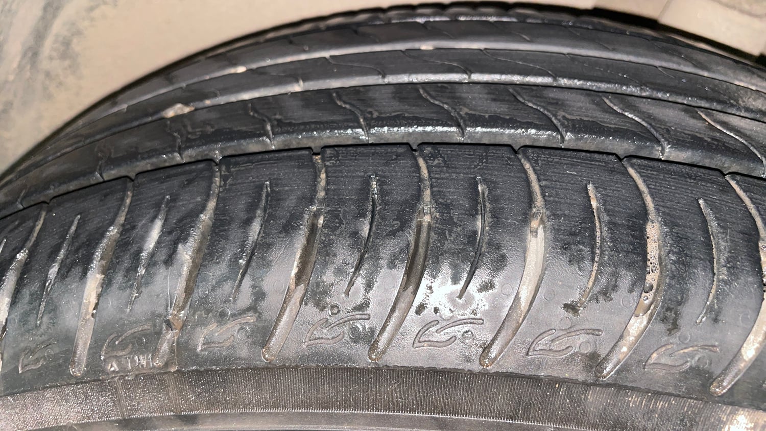 Used 2016 Hyundai Creta 1.6 SX Plus AT Petrol Petrol Automatic tyres LEFT REAR TYRE TREAD VIEW