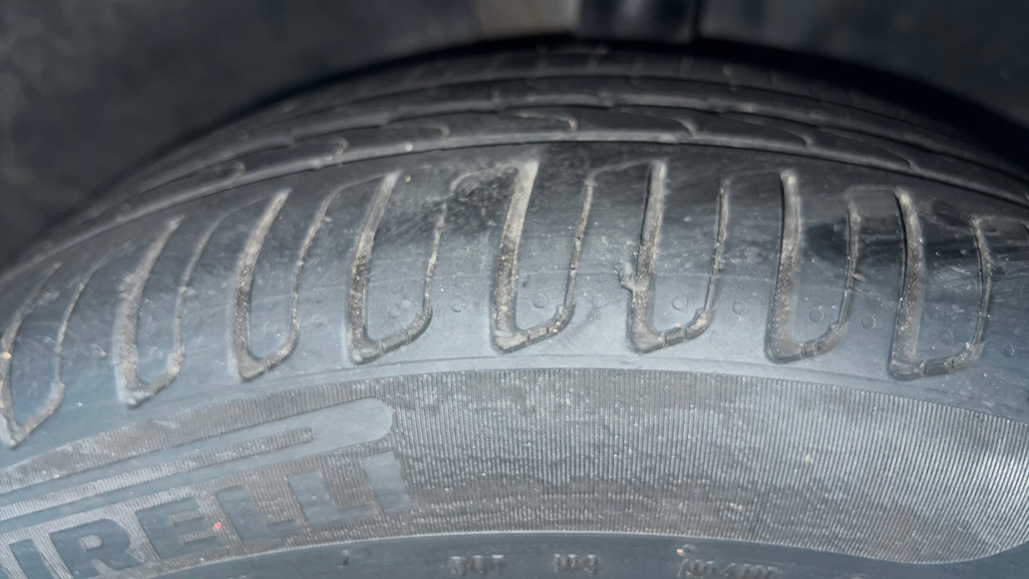 Used 2024 Mercedes-Benz A-Class Limousine 200 Petrol Automatic tyres LEFT FRONT TYRE TREAD VIEW
