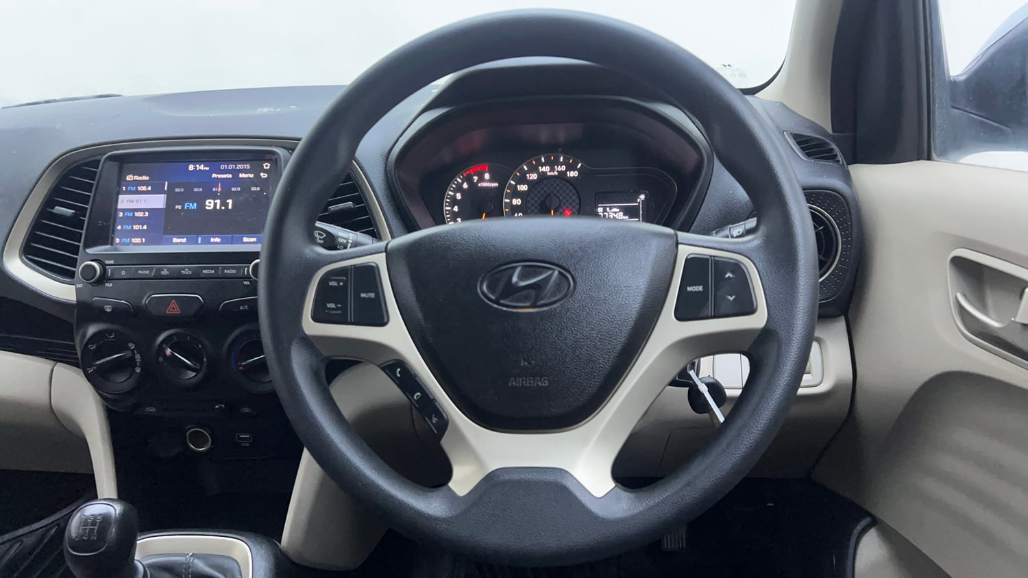 Used 2020 Hyundai Santro Sportz Petrol Manual interior STEERING VIEW
