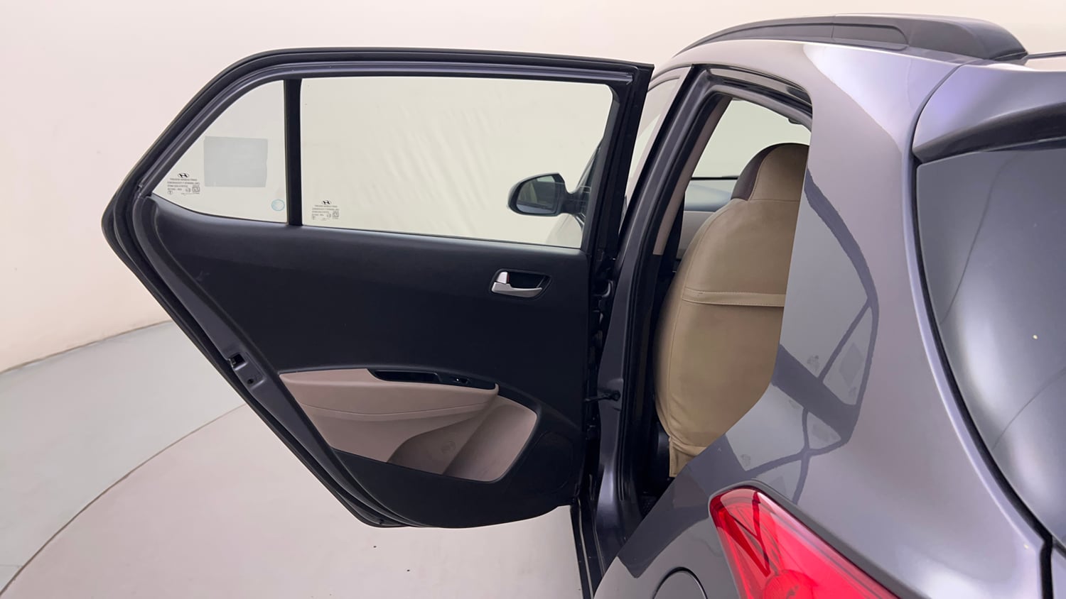 Used 2016 Hyundai Grand i10 Sportz 1.2 Kappa VTVT Petrol Manual interior LEFT REAR DOOR OPEN VIEW