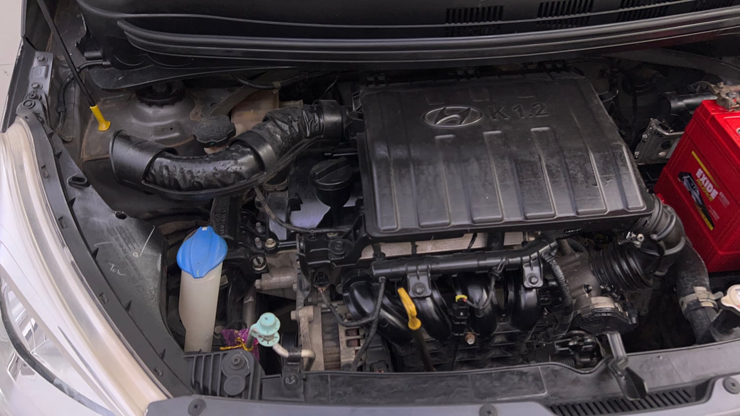 Used 2016 Hyundai Grand i10 Sportz 1.2 Kappa VTVT Petrol Manual engine ENGINE RIGHT SIDE VIEW
