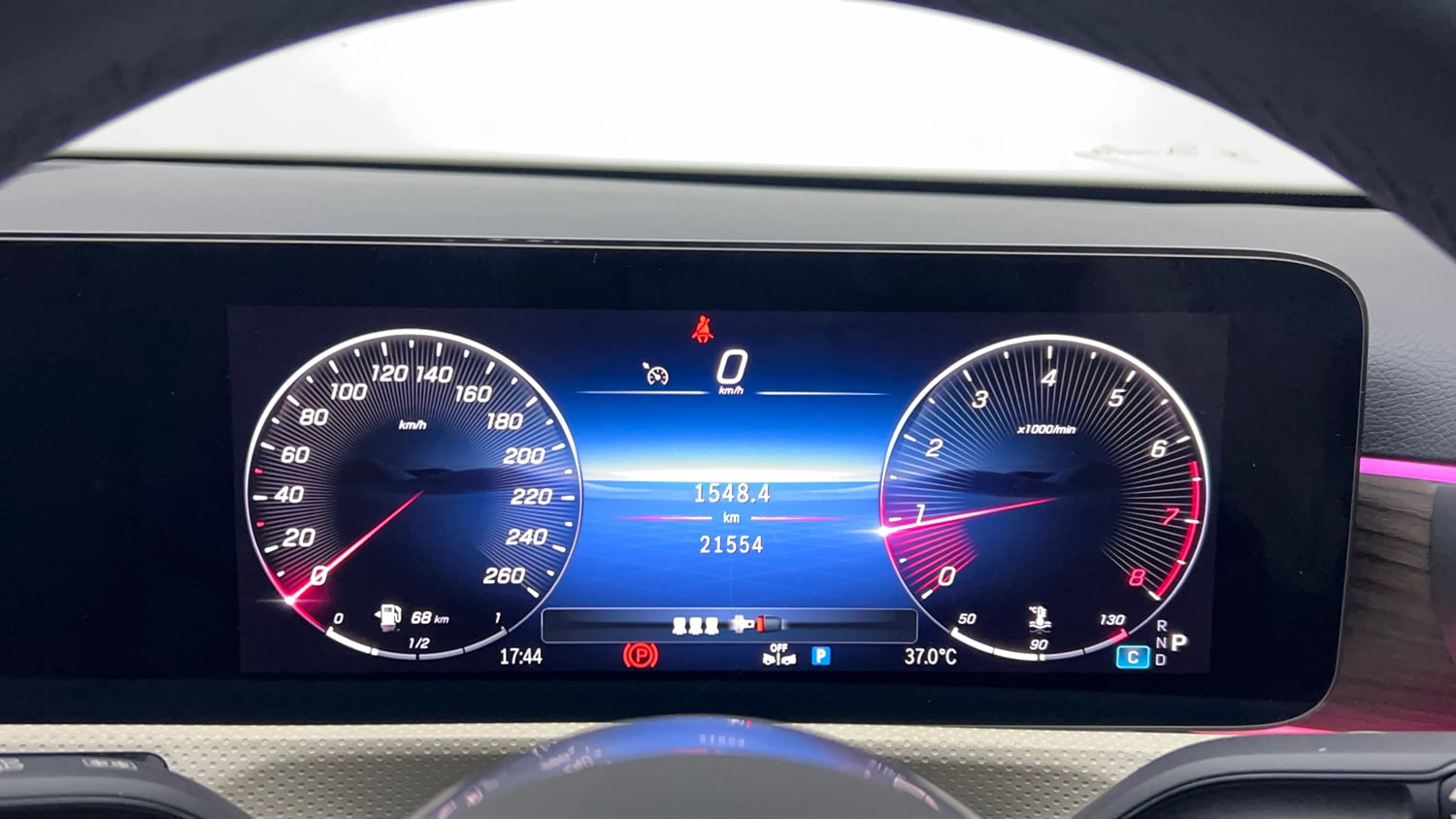 Used 2024 Mercedes-Benz A-Class Limousine 200 Petrol Automatic interior CLUSTERMETER VIEW