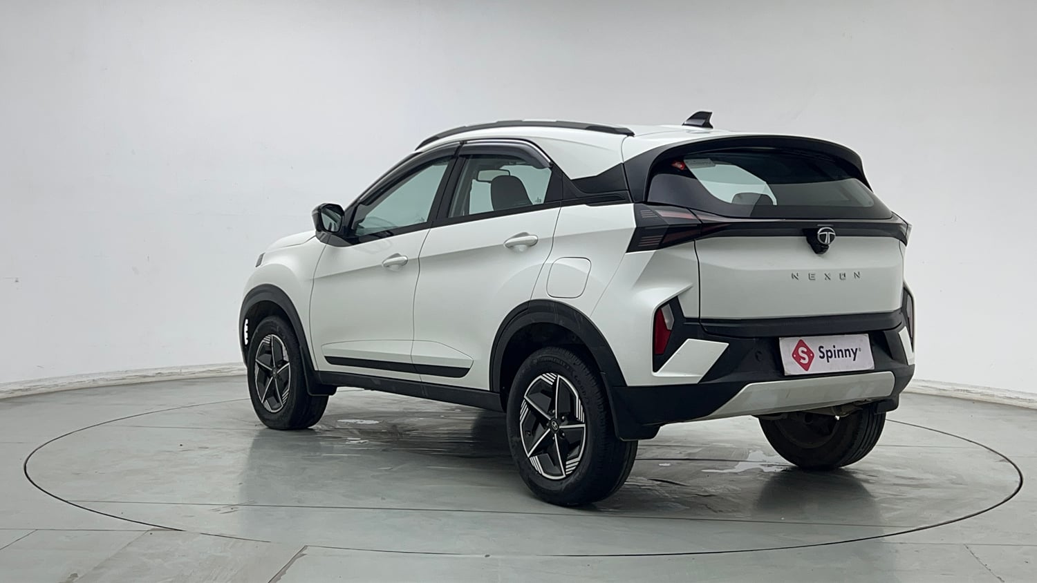Used 2024 Tata Nexon Creative Plus 1.2 Revotron Petrol 7DCA Petrol Automatic exterior LEFT REAR CORNER VIEW
