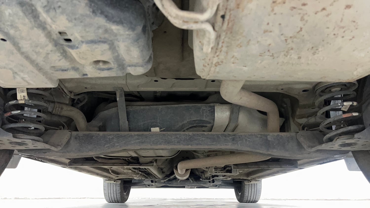 Used 2024 Kia Seltos HTX Plus 1.5 Diesel MT Diesel Manual extra REAR UNDERBODY VIEW (TAKEN FROM REAR)