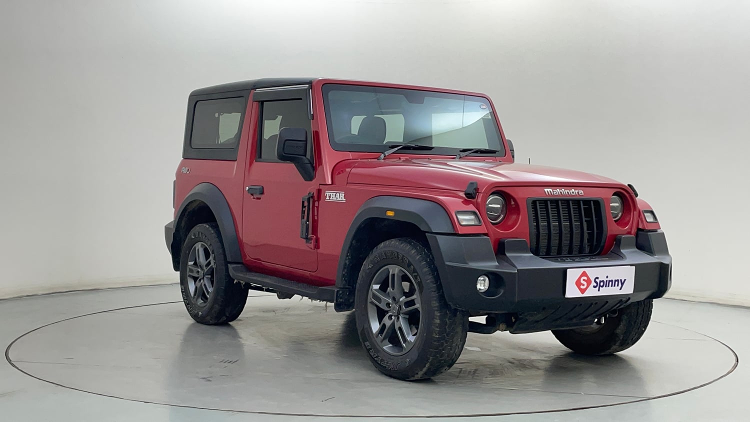 Used 2025 Mahindra Thar LX Hard Top Diesel MT RWD Diesel Manual exterior RIGHT FRONT CORNER VIEW