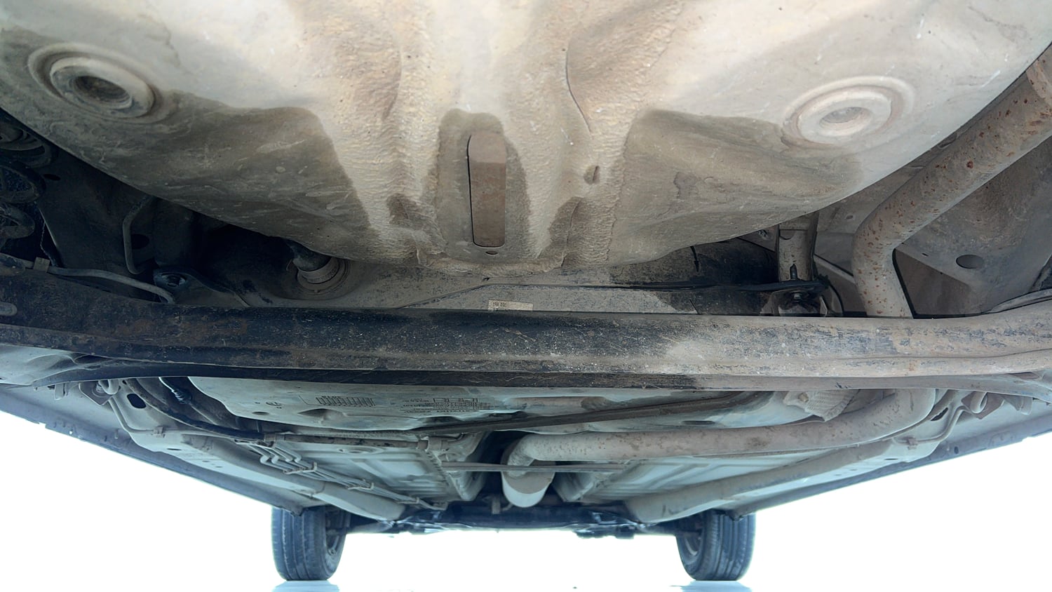 Used 2018 Maruti Suzuki Baleno Delta 1.3 Diesel Manual extra REAR UNDERBODY VIEW (TAKEN FROM REAR)