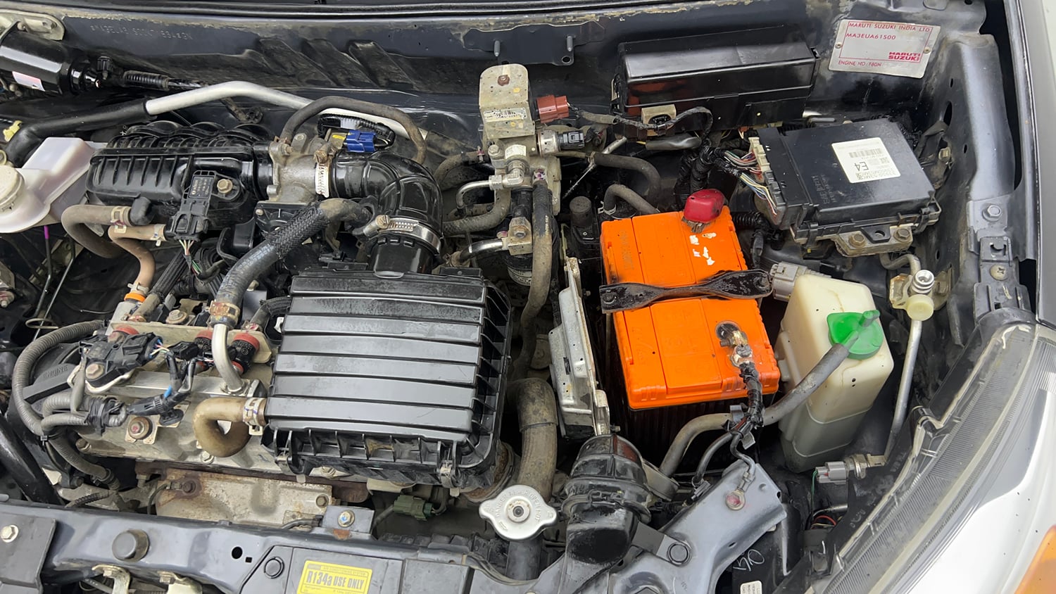 Used 2022 Maruti Suzuki Alto 800 LXi (O) CNG Cng Manual engine ENGINE LEFT SIDE VIEW