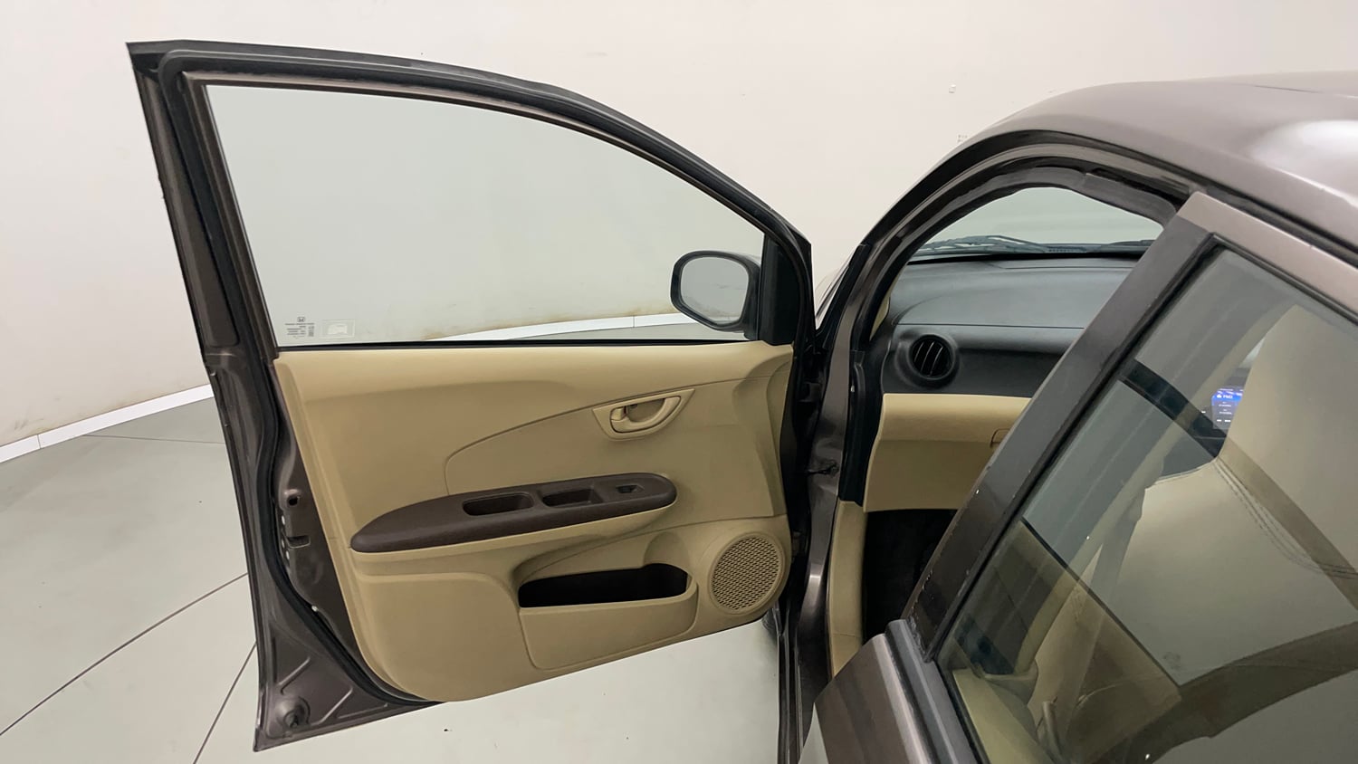 Used 2013 Honda Brio E MT Petrol Manual interior LEFT FRONT DOOR OPEN VIEW