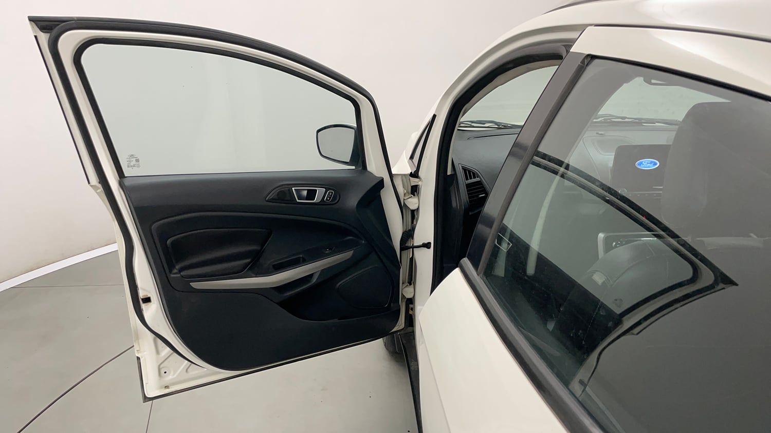 Used 2018 Ford EcoSport Titanium + 1.5L TDCi Diesel Manual interior LEFT FRONT DOOR OPEN VIEW