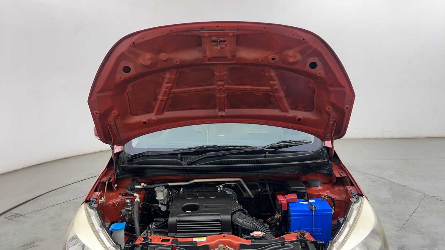 Used 2017 Maruti Suzuki Celerio ZXi AMT Petrol Automatic engine ENGINE & BONNET OPEN FRONT VIEW