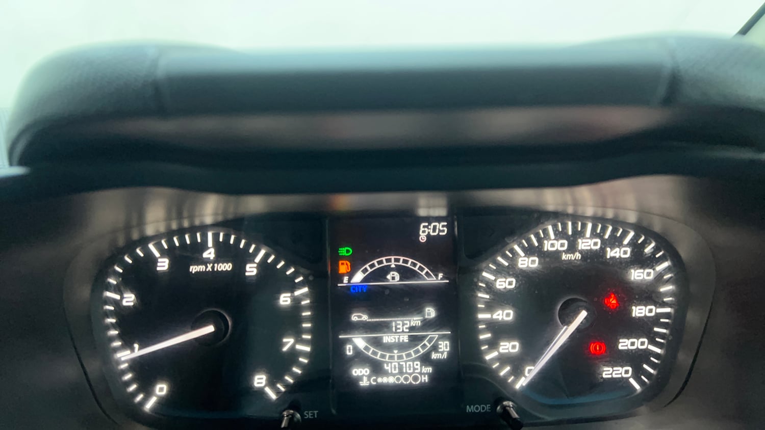 Used 2021 Tata Altroz XZ Petrol Petrol Manual interior CLUSTERMETER VIEW