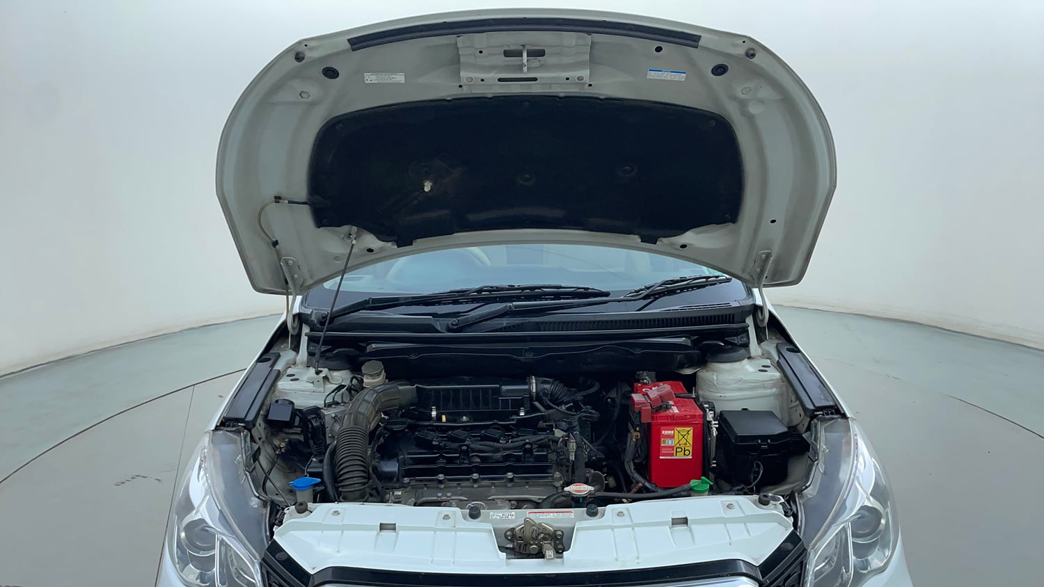 Used 2020 Maruti Suzuki Ciaz Delta Hybrid 1.5 AT Petrol Automatic engine ENGINE & BONNET OPEN FRONT VIEW