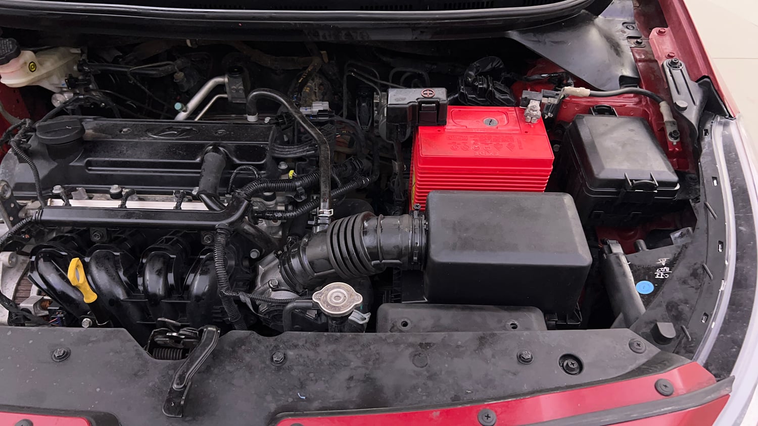 Used 2016 Hyundai Elite i20 Sportz 1.2 Petrol Manual engine ENGINE LEFT SIDE VIEW