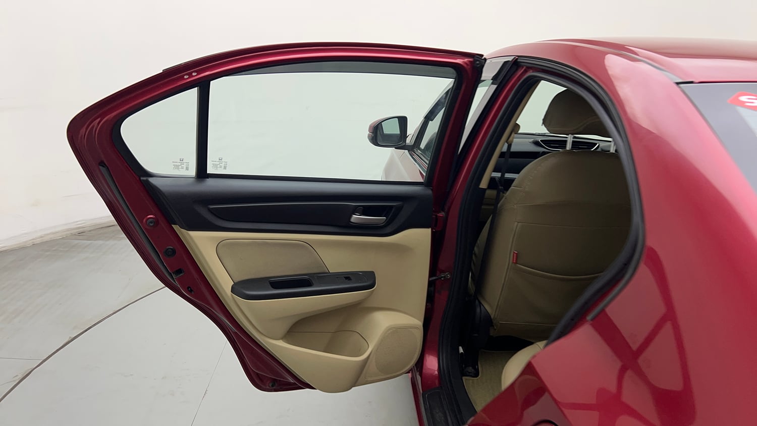 Used 2020 Honda Amaze 1.2 V MT Petrol Petrol Manual interior LEFT REAR DOOR OPEN VIEW