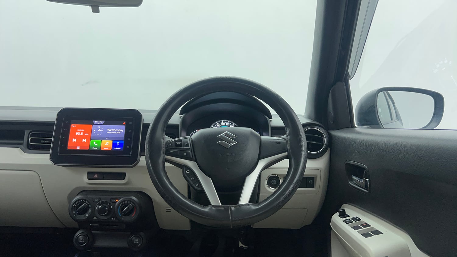 Used 2022 Maruti Suzuki Ignis Zeta 1.2 AMT Petrol Automatic interior STEERING VIEW