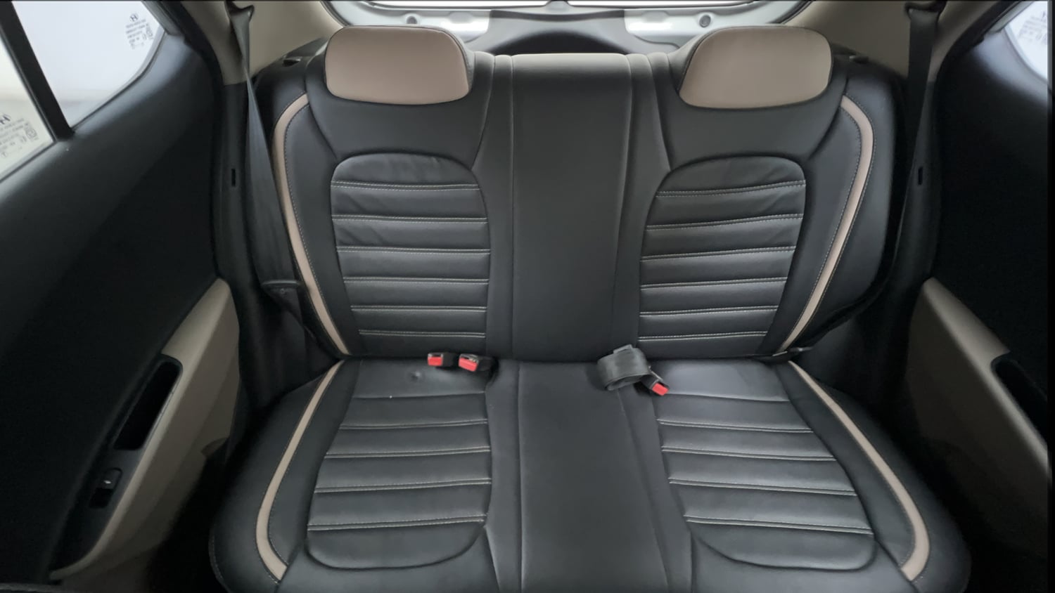 Used 2016 Hyundai Grand i10 Magna 1.2 Kappa VTVT Petrol Manual interior REAR SEAT CONDITION VIEW