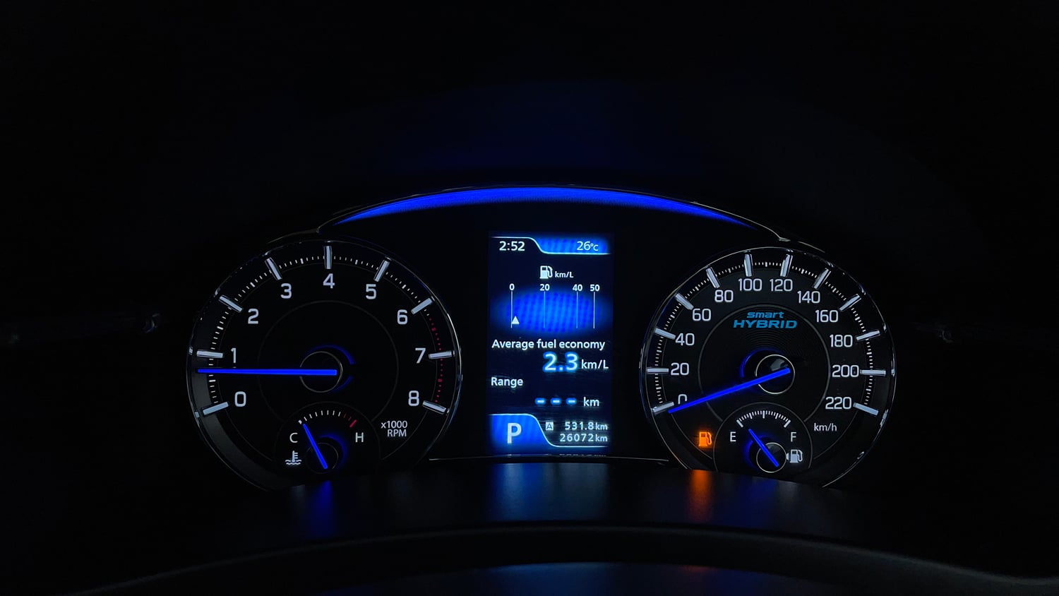 Used 2020 Maruti Suzuki Ciaz Delta Hybrid 1.5 AT Petrol Automatic interior CLUSTERMETER VIEW