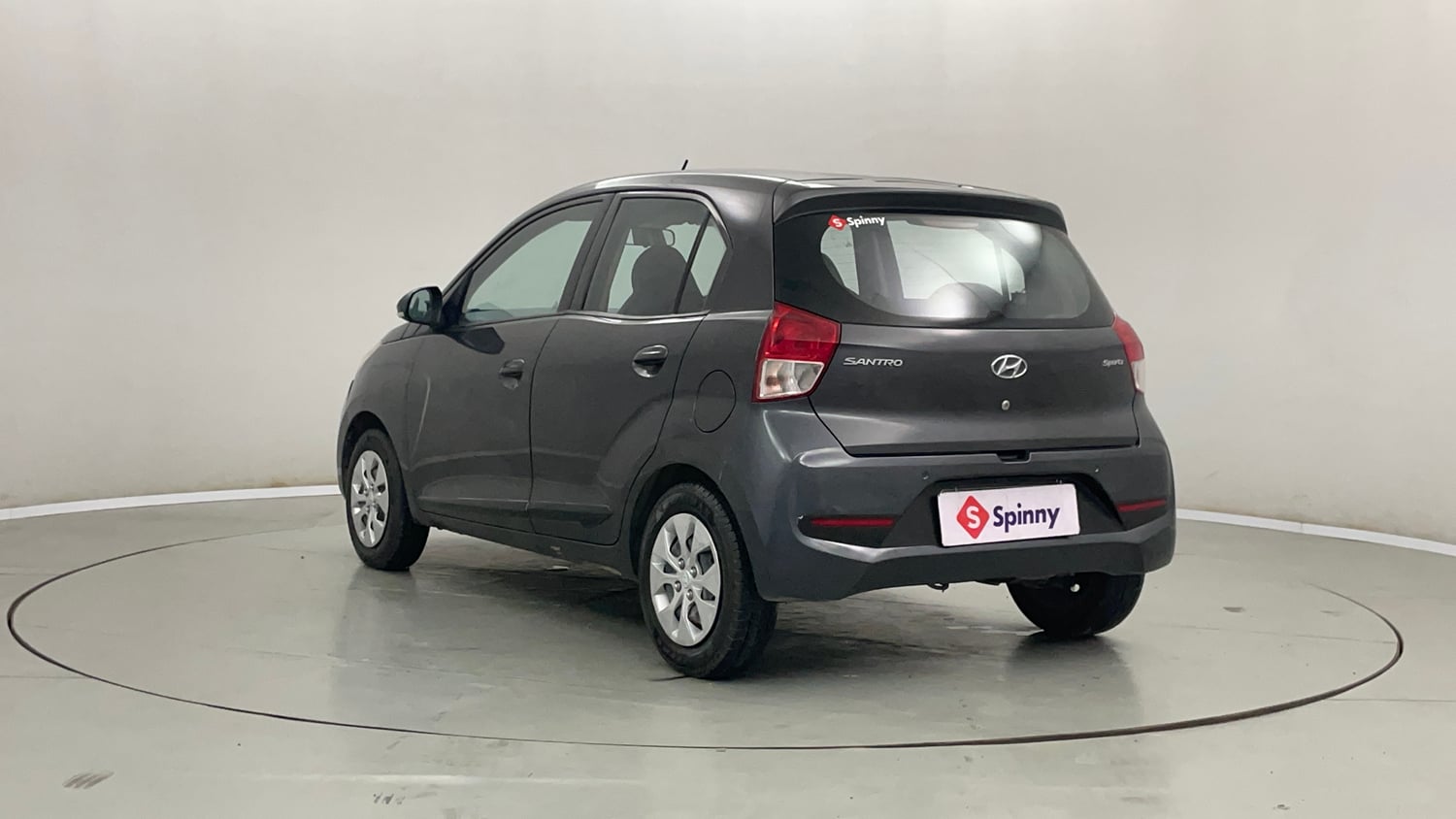 Used 2019 Hyundai Santro Sportz Petrol+CNG (Outside Fitted) Cng Manual exterior LEFT REAR CORNER VIEW
