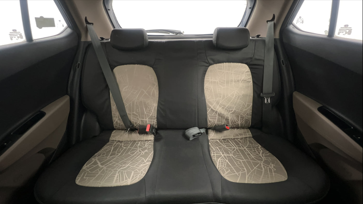 Used 2015 Hyundai Grand i10 Asta AT 1.2 Kappa VTVT Petrol Automatic interior REAR SEAT CONDITION VIEW
