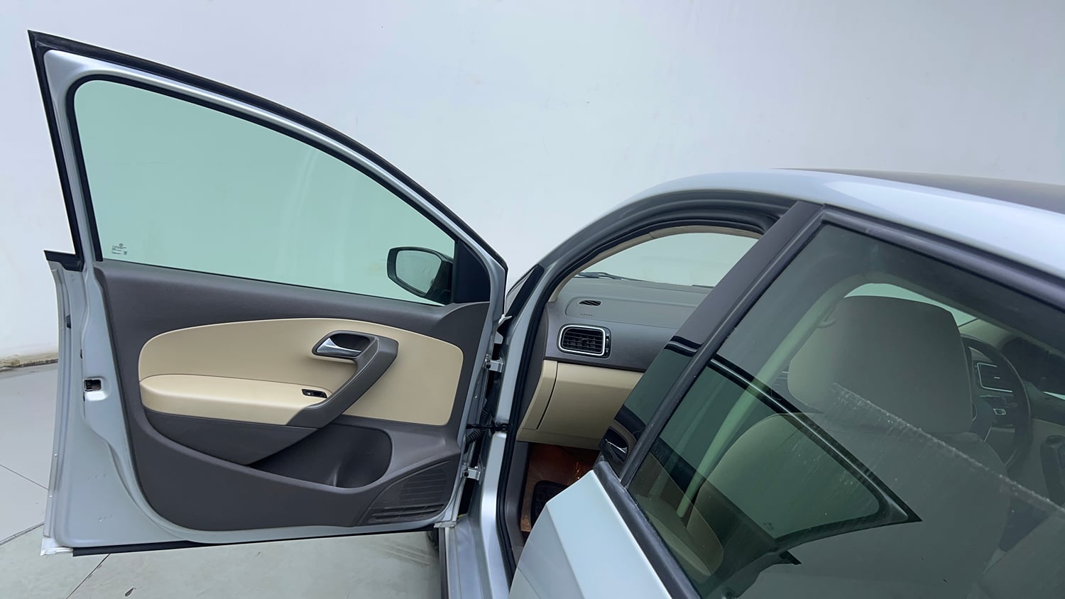 Used 2022 Volkswagen Vento Highline 1.0L TSI Petrol Manual interior LEFT FRONT DOOR OPEN VIEW
