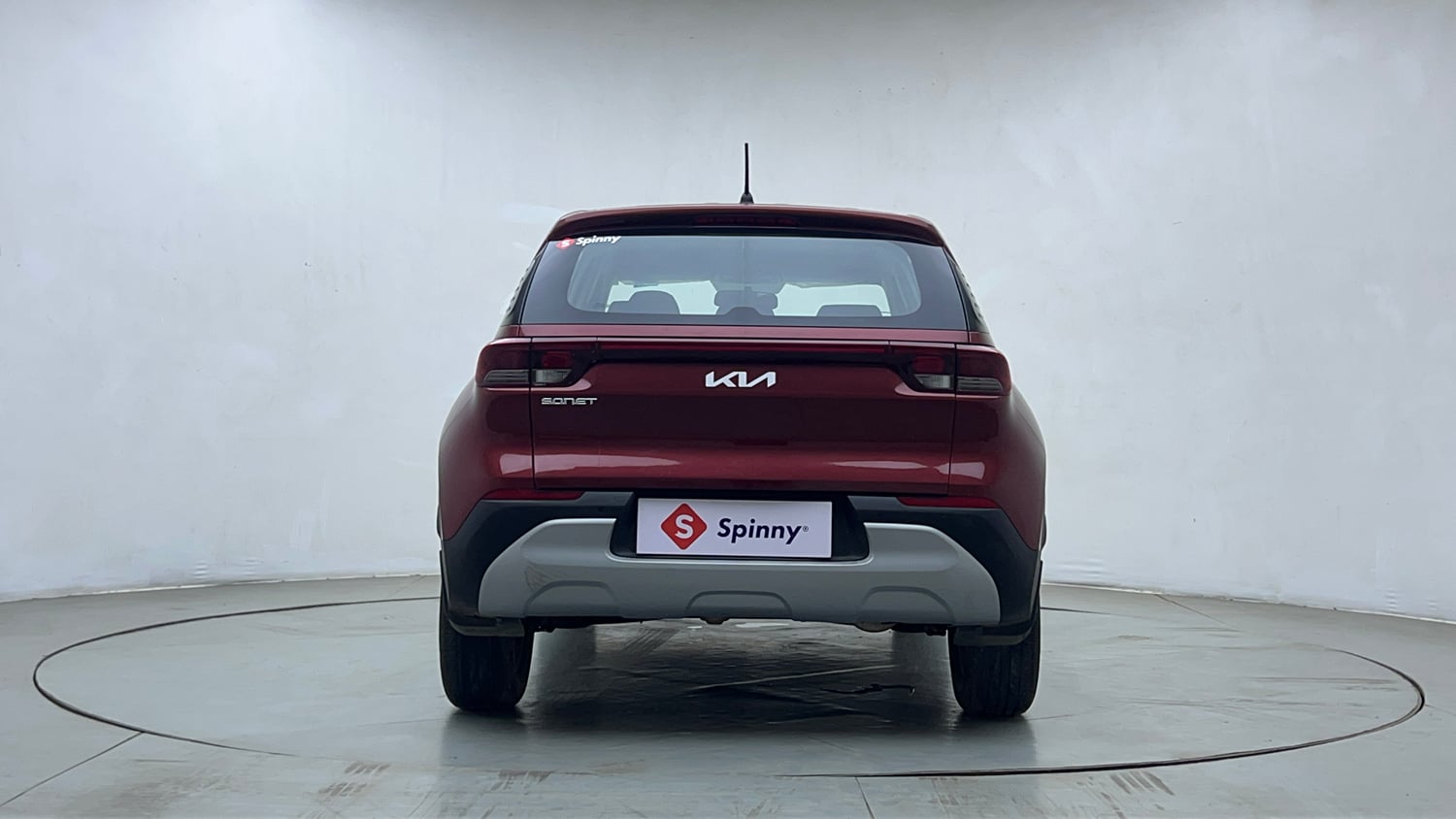 Used 2023 Kia Sonet HTK 1.2 Petrol MT Petrol Manual exterior BACK VIEW