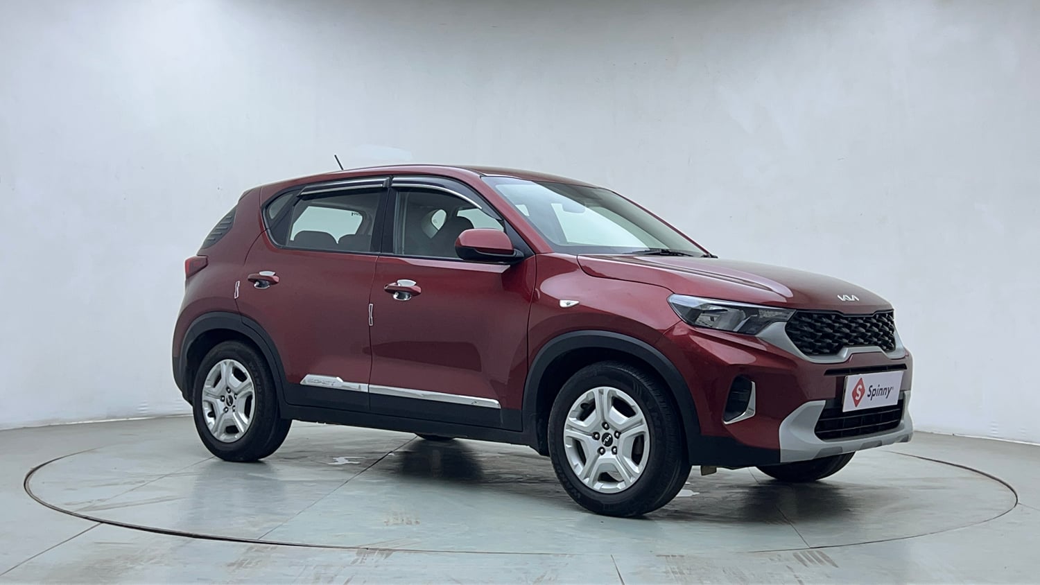 Used 2023 Kia Sonet HTK 1.2 Petrol MT Petrol Manual exterior RIGHT FRONT CORNER VIEW